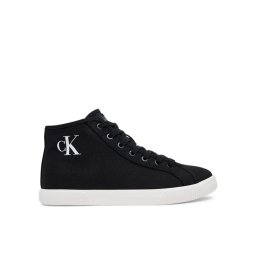 Calvin Klein Jeans Сникърси Ess Vulc Mid Cv Mg Wn YW0YW01761 Черен