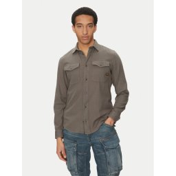G-Star Raw Риза Marine D24963-D454 C496 Сив Slim Fit