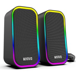 Marvo Тонколони Gaming Speakers 2.0 6W Havoc 20 Black