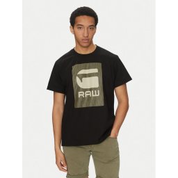 G-Star Raw Тишърт Burger Box Rain D26478-C336 Черен Regular Fit