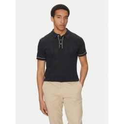 Marciano Guess Тениска с яка и копчета 5GHP07 6321A Тъмносин Regular Fit