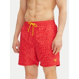 Guess Плувни шорти F4GT06 WG2A2 Червен Regular Fit