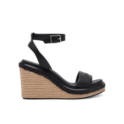 Calvin Klein Еспадрили Wedge Sandal 70 - He HW0HW02376 Черен
