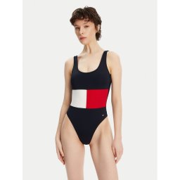 Tommy Hilfiger Бански костюм UW0UW05853 Тъмносин