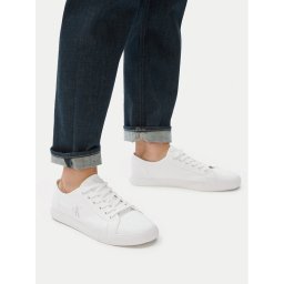 Calvin Klein Jeans Гуменки Ess Vulc Low Mg Canvas YM0YM01209 Бял