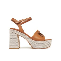 Guess Еспадрили FLJFML LEA03 Кафяв
