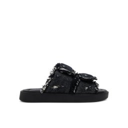 Inuikii Чехли Classic Jeans Velcro 70104-143 Черен