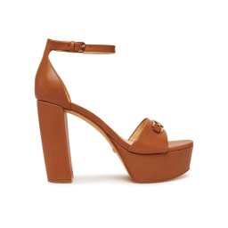 Guess Сандали FLJSET LEA03 Кафяв