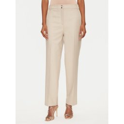 Morgan Текстилни панталони 251-PLUX.F Бежов Straight Fit