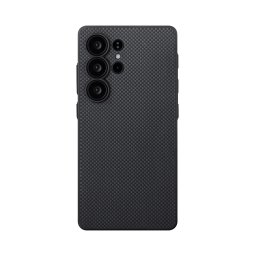 Гръб Pitaka за Samsung Galaxy S25 Ultra ,PIN Button, Black/Grey