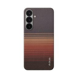 Гръб Pitaka за Samsung Galaxy S25, Tactile Woven Case, Sunset