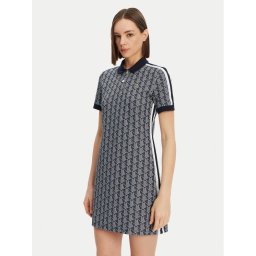 Lacoste Ежедневна рокля EF2655 Тъмносин Slim Fit