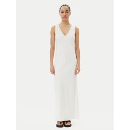 Calvin Klein Лятна рокля K20K208355 Бял Regular Fit