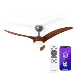 Klarstein Вентилатор за таван Monteverde с димируемо осветление (VTS14-KL-MVW)