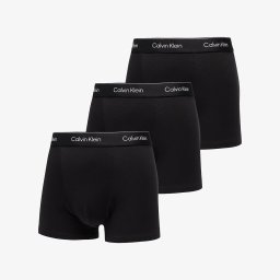Боксерки Calvin Klein Relaxed Fit Cotton Stretch Trunk 3-Pack Black M
