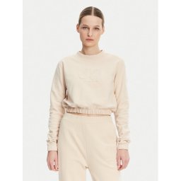 Calvin Klein Jeans Суитшърт J20J225363 Бежов Regular Fit