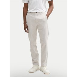 Tom Tailor Denim Текстилни панталони 1044843 Бежов Tapered Fit