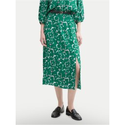 Tom Tailor Denim Миди пола 1045505 Зелен Regular Fit