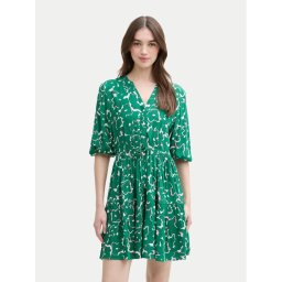 Tom Tailor Denim Ежедневна рокля 1045462 Зелен Regular Fit