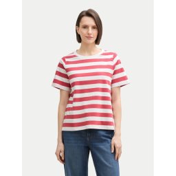 Tom Tailor Блуза 1045964 Червен Regular Fit