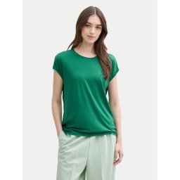 Tom Tailor Denim Тишърт 1030942 Зелен Regular Fit