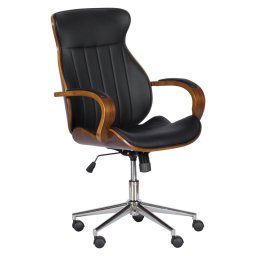 Президентски офис стол Sonata 6402 - орех - черно