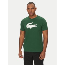 Lacoste Тишърт TH2042 Зелен Regular Fit