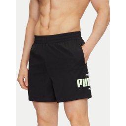 Puma Спортни шорти Ess Logo Lab 684672 Черен Regular Fit