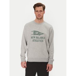 New Balance Суитшърт MT51929 Сив Regular Fit