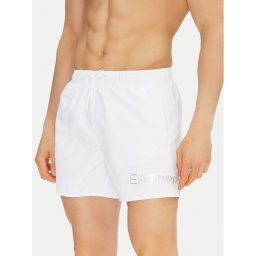 EA7 Emporio Armani Плувни шорти 7M000519 AF13049 M0076 Бял Regular Fit