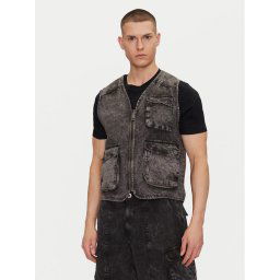 Alpha Industries Елек Canvas Acid Vest 156140 Черен Regular Fit
