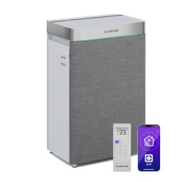 Klarstein AireLux Smart, пречиствател и овлажнител за въздух 2 в 1, CADR 400 m³/h, сив (ACO4-Kl-ArLx-400-Gr)