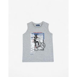 CHICCO Boys Wheelie Tank Light Grey