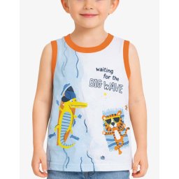 CHICCO Boys Tank White/Multi