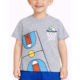 CHICCO Boys Tee Light Grey Printed
