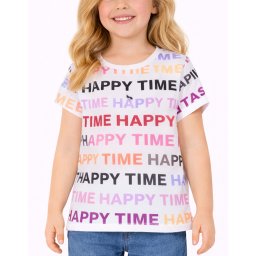 CHICCO Girls Tee White/Pink