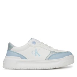 Сникърси Calvin Klein Jeans Low Cut Lace-Up V3A9-82020-1355 Бял