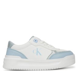 Сникърси Calvin Klein Jeans Low Cut Lace-Up V3A9-82020-1355 Бял
