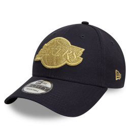 Шапка с козирка New Era LA Lakers Metallic 9FORTY 60595197 Тъмносин