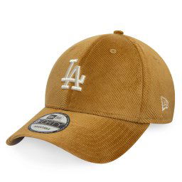Шапка с козирка New Era La Dodgers Cord 9Forty 60595256 Кафяв