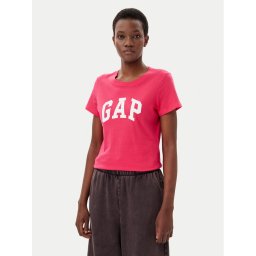 Gap Тишърт 729555-08 Розов Regular Fit