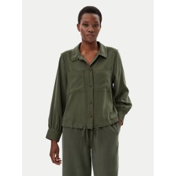 Tom Tailor Риза 1045274 Зелен Regular Fit