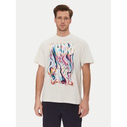 Puma Тишърт Stewie Limitless 630527 Екрю Relaxed Fit