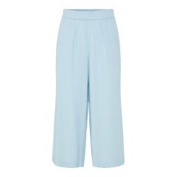 Pieces Панталони тип кюлоти Pia 17154737 Светлосиньо Wide Leg