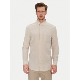 Calvin Klein Риза K10K114488 Бежов Regular Fit