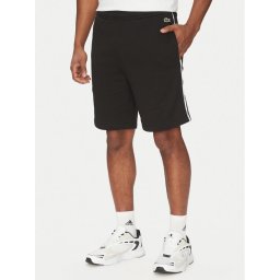 Lacoste Спортни шорти GH9896 Черен Regular Fit