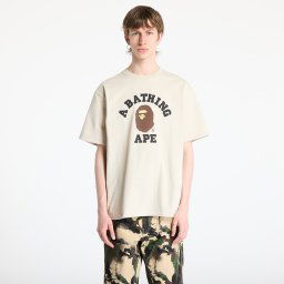 Тениска A BATHING APE College Tee UNISEX Beige L