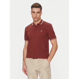 Marc O'Polo Тениска с яка и копчета 523 2230 53054 Червен Regular Fit