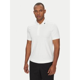 Lacoste Тениска с яка и копчета DH2341 Бял Regular Fit