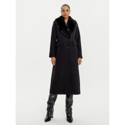 MICHAEL Michael Kors Вълнено палто 77B6781M12 Черен Regular Fit